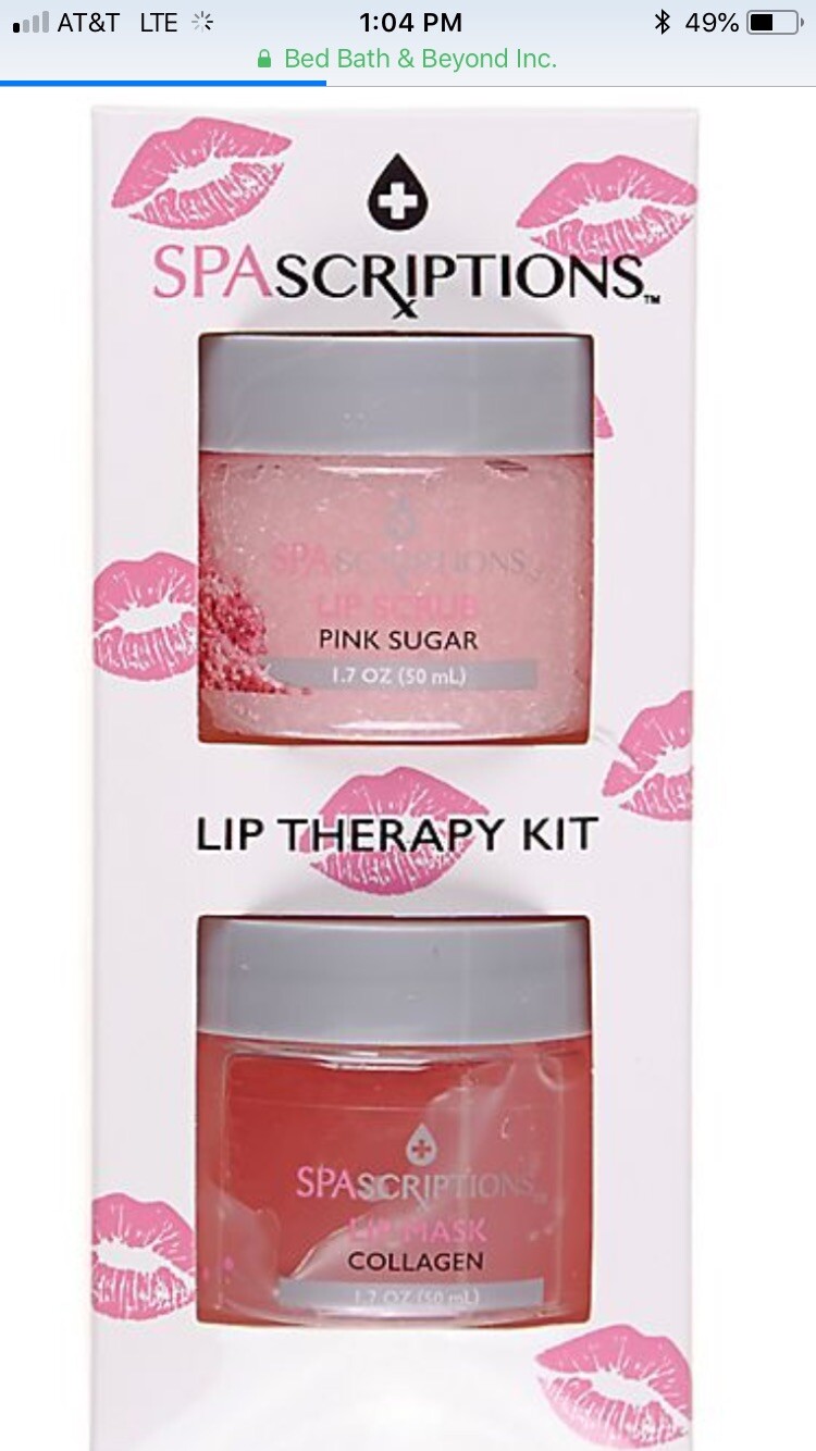 Spascriptions Lip Therapy Kit Lip Scrub Pink Sugar & Lip Mask Collagen 1.7oz K11 eBay