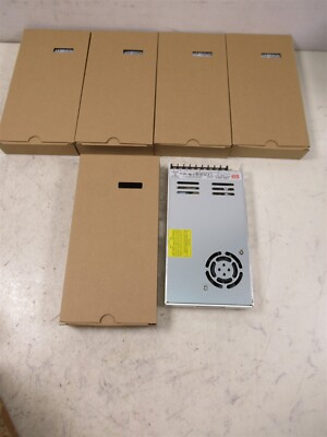 #ad Mean Well MW LRS 350 5 Power Supply Lot of 5 Units New in Box AC DC 5V@60A 300W $149.95