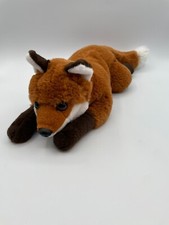 FAO Schwarz Adopt a Pets Plush Brown Orange Fox 17" Laying Floppy Lay 2020