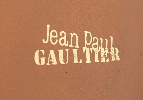 Jean-Paul GAULTIER Emboss Heel Suede Boots Size 3 (US About 6)(K-136571) - Picture 11 of 12