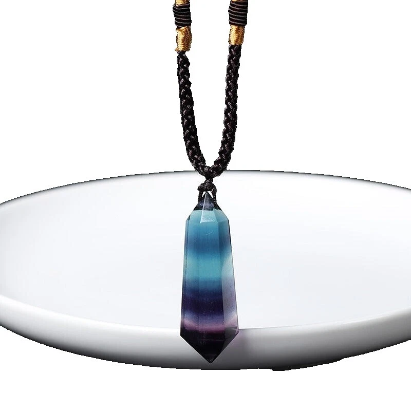 萤石喜欢自然时尚项链和吊坠