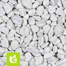 Schneeweiß Kies, weiß, für Garten oder Dekoration