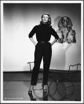 RITA HAYWORTH VINTAGE ORIGINAL PHOTO HOLLYWOOD ACTRESS 1955   ELEGANT STYLISH
