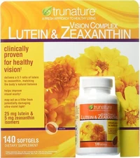 trunature Vision Complex Lutein & Zeaxanthin, 140 Softgels Exp: 11/26