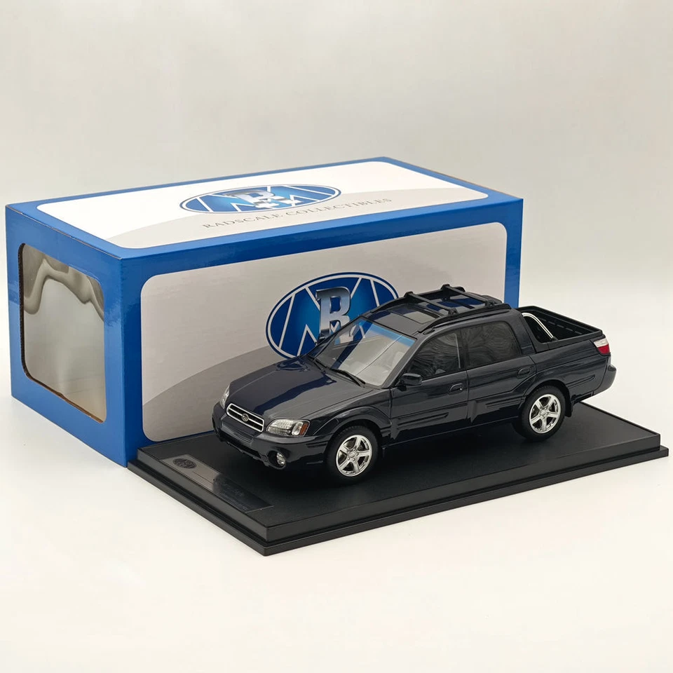 RAM Collectibles 1/18 Subaru Baja Pickup RM-0021 Resin Model Car Limited Blue - Immagine 2 di 4