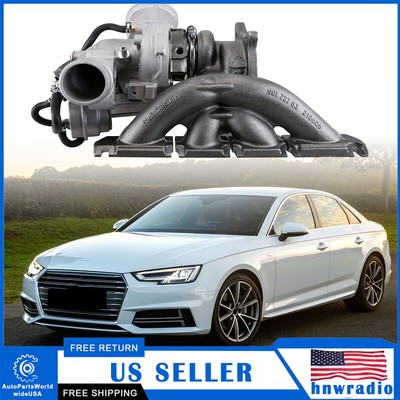 Turbo Turbocharger for Audi A4 2.0T B7 SPOILER BWE BWT K03 2005-2009 Set US