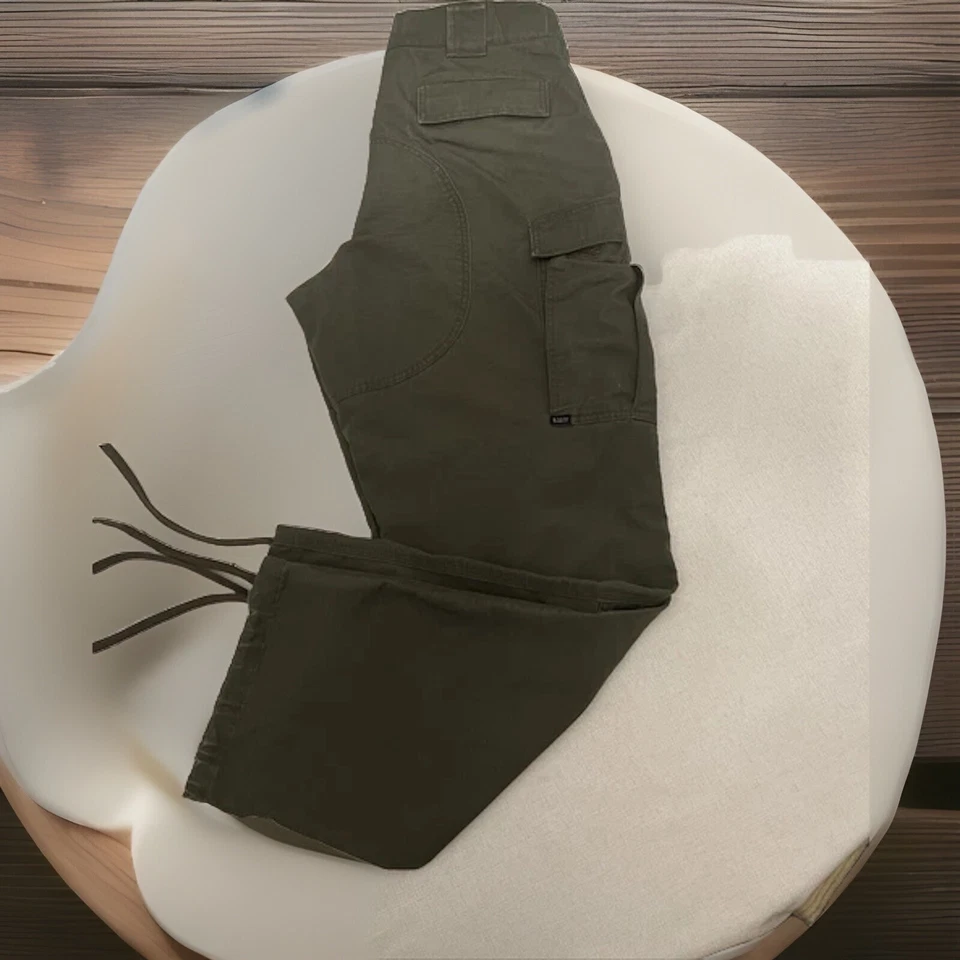 Pantalones tácticos 5.11 verde serie 74003 ropa de trabajo ripstop correas para las piernas para hombre 35-39 Foto 4 de 4