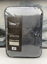 Degrees of Comfort Weighted Blanket DC50-0204, 48x72, 12lbs, Gray NEW