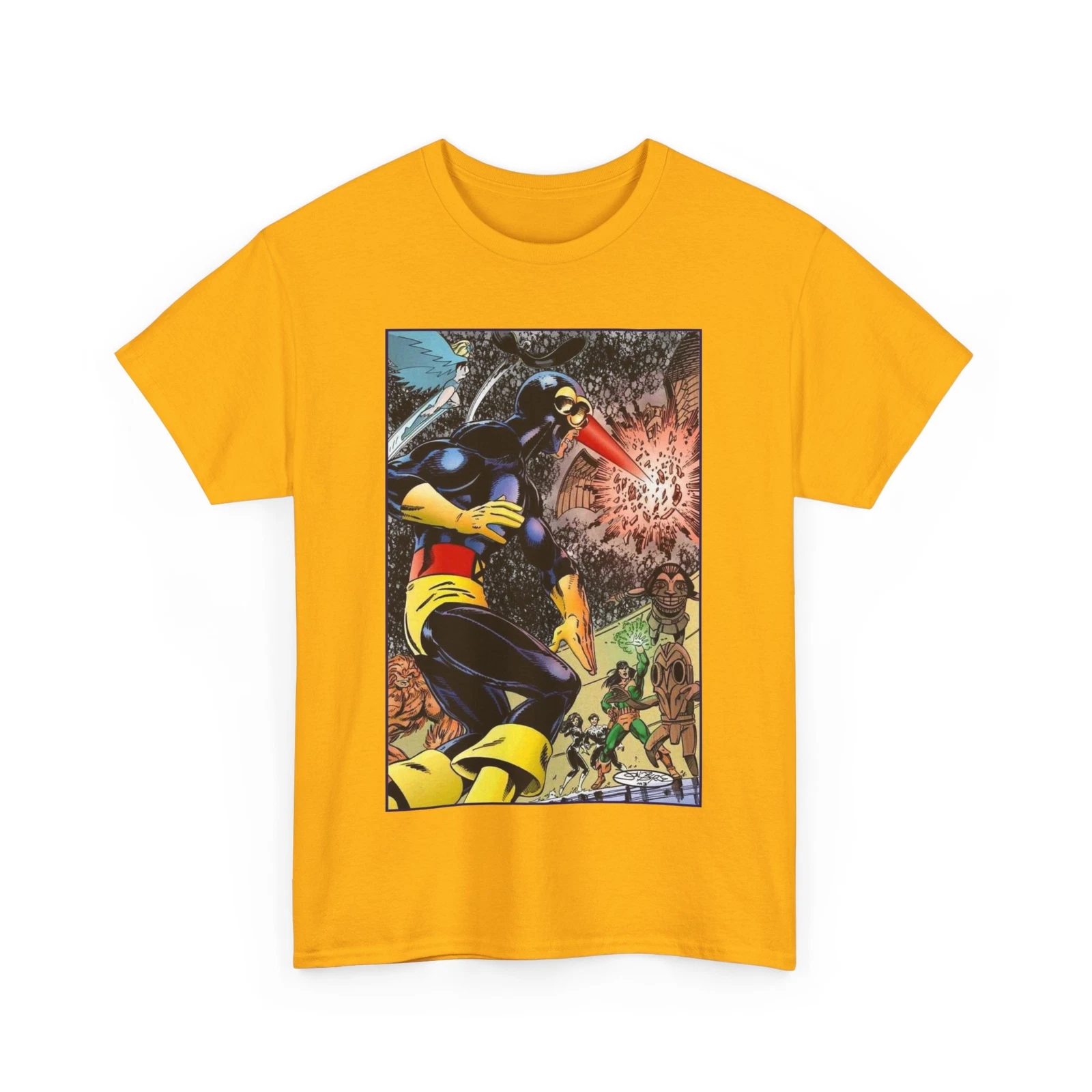 Alpha Flight Vs Cyclops T-Shirt - Marvel Comics - John Byrne Art - Snowbird