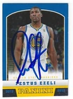 FESTUS EZELI GOLDEN STATE WARRIORS SIGNED BASKETBALL CARD VANDERBILT COMMODORES