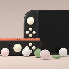 8 Pcs Colorful ABXY Silicone Button Covers Thumb Grip Set for Nintendo Switch 2