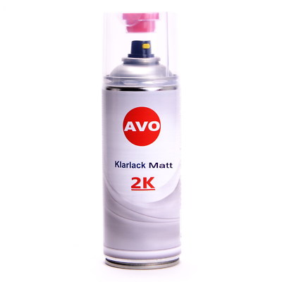 2K-Klarlack Lackspray matt 400ml benzinfest und UV beständiger Autolack E0003