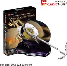 DIVERSIÓN CÚBICA 71 piezas NASA Voyager sonda espacial rompecabezas 3D hágalo usted mismo modelo kit de construcción juguete