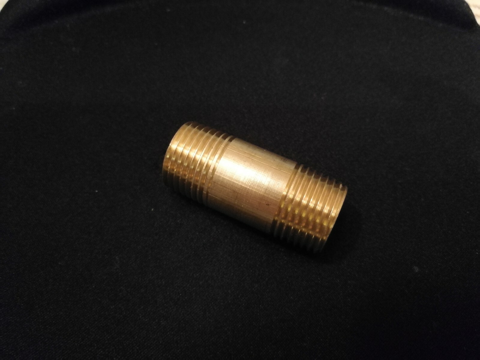 Brass Pipe Fitting, Nipple,  1/2" NPT Male X 1-7/8'' Length
