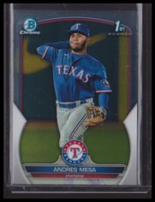 2023 Bowman #BCP-44 Andres Mesa Chrome Prospects Texas Rangers