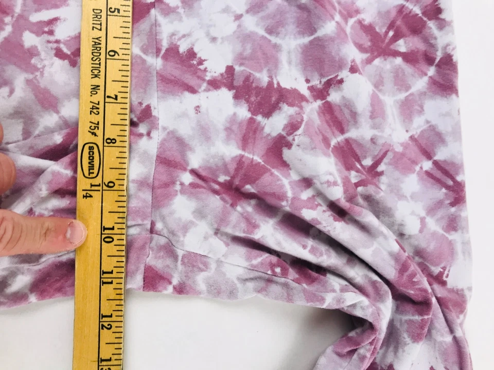 Pantalones de yoga Old Navy para mujer talla grande púrpura blanco tie dye salón elásticos Foto 4 de 4