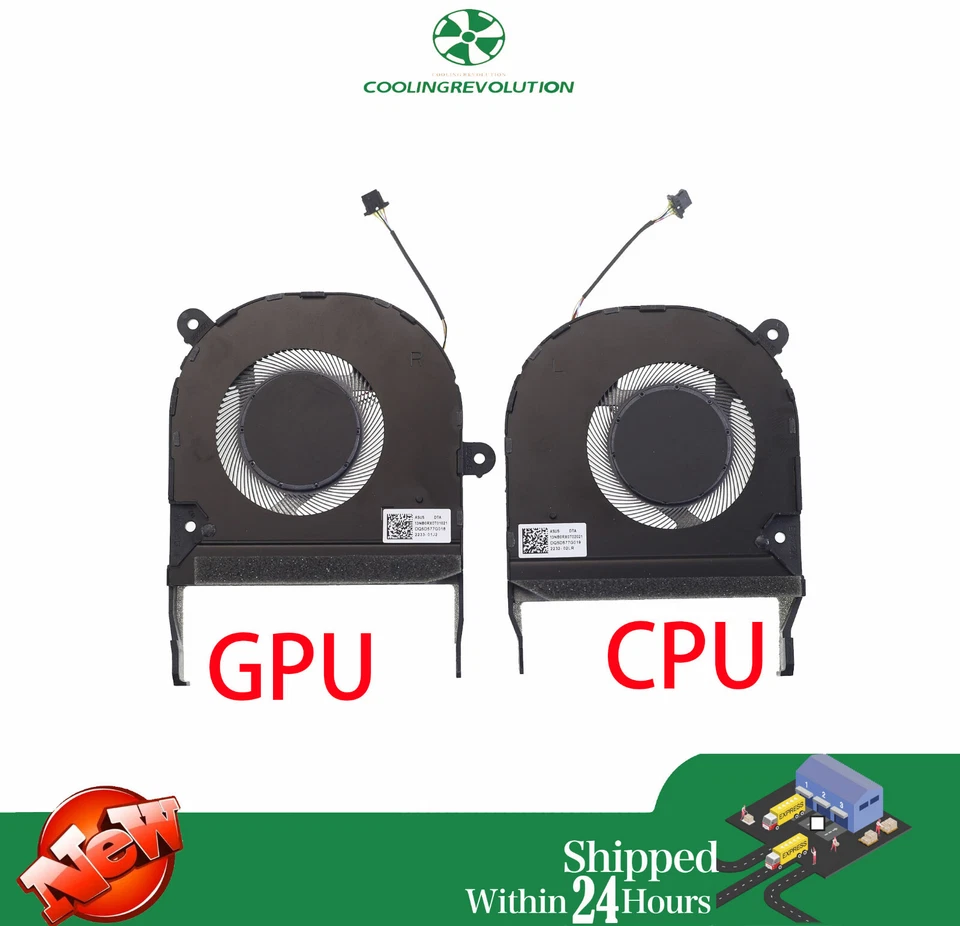 Laptop Cooling Fan for ASUS ZenBook Pro 15 UX535L UX535LH UX535Li UM535Q UM530QE - Image 2 of 2