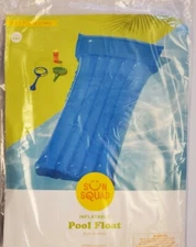 Pool Float Inflatable with Built In Pillow SUN SQUAD