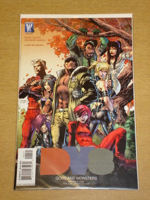 DV8 GODS AND MONSTERS #1 (2010) WILDSTORM COMICS VARIANT