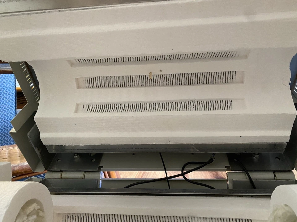 CONTROLADOR HORNO TUBO BISAGRA DIVIDIDA AZUL M HTF55322A 1200 C C CC58114A Foto 4 de 4