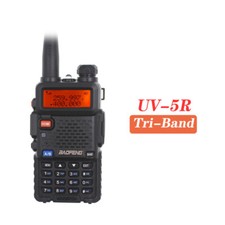 Baofeng UV-5R Tri-band Handheld Walkie Talkie UHF VHF 136-174 220-260 400-520MHz