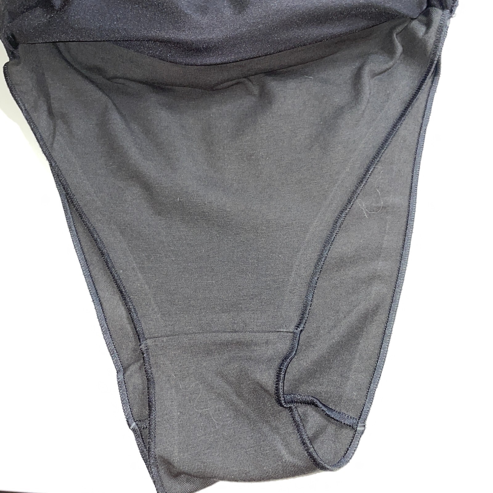 VTG Hanes Her Way SATIN TIGHT Short Half SLIP Attached PANTY Slimming M