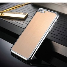 Aluminium Schutz Hülle in Chrome Case Cover Aluminium Gold - Apple iPhone 6 Plus