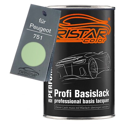 Autolack Dose spritzfertig für Peugeot 751 Vert Freeway Freeway Green 1,0L
