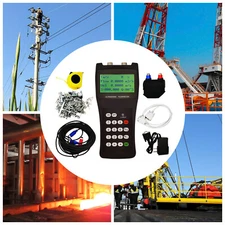Portable Ultrasonic Liquid Flowmeter Pipeline TDS-100H DN50-700 Flow Meter M2 US