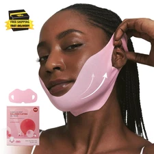 Camellia Deep Collagen V Lifting Gel Mask 1Ea | Double-Chin Turkey Neck Instant 