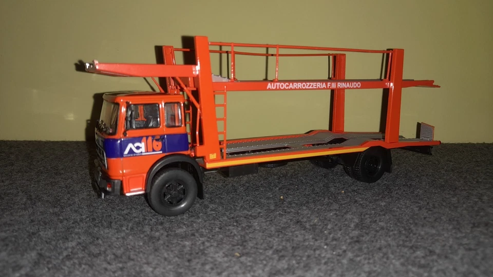 Camion 1/43 Fiat Iveco 684 Bisarca "Soccorso Aci" De Agostini Edicola - Immagine 2 di 4