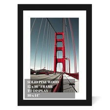 12x16 Picture Frame Diamond Painting Frames Poster Frames Made of Solid Wood,...