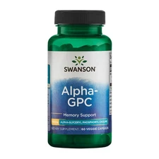 Swanson Alpha-Gpc Alpha Glycerophosphocholine 300 Milligrams 60 Veg Capsules