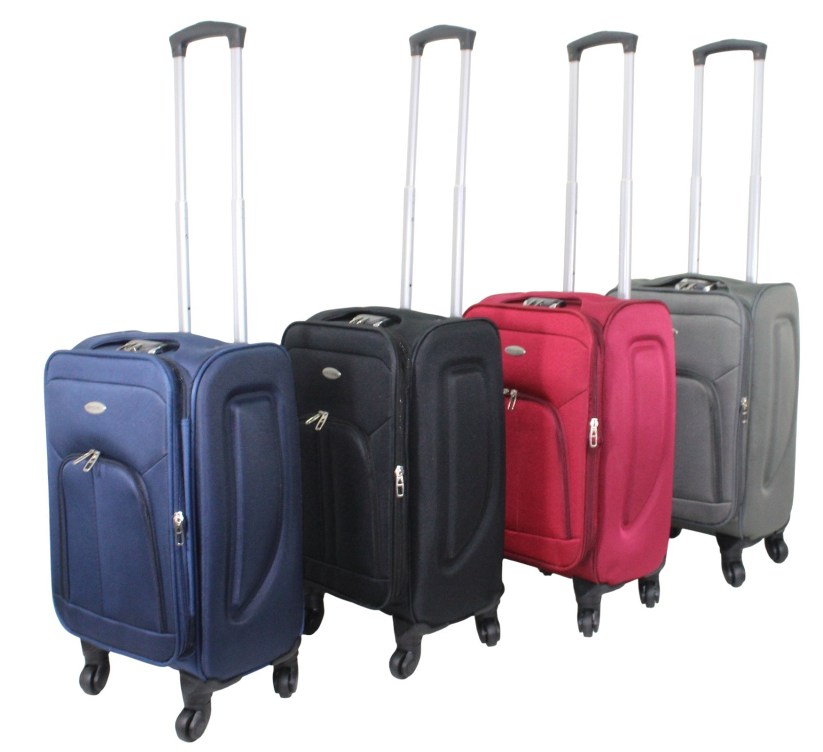 Nuevo bolso maleta de mano Ryanair EasyJet 55 cm aprobado cabina de 4 ruedas