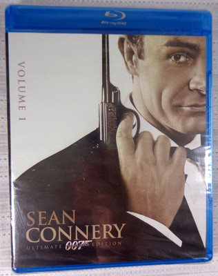 James Bond 007 Sean Connery Collection - Vol 1 (Blu-ray, 2013, 3-Disc Set) NEW!