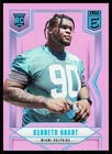 2025 Donruss Elite Football FOTL Pink Kenneth Grant #104