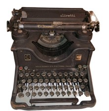 Macchina da scrivere  Olivetti M40 d'epoca