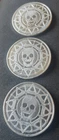 Silver Round - Non-Branded.  1 OZ Lot of 3