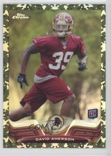 2013 Topps Chrome Military Refractor 79/499 David Amerson #66 2u3