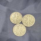 Liberty Walking Half Dollar 50C Lot (3) 1921 1929 1935 Circulated