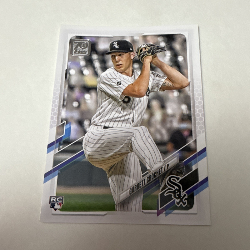 Topps 2021 Garrett Crochet RC Rookie #362 Chicago White Sox Baseball Card
