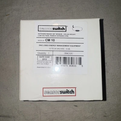 SENSOR SWITCH Acuity Sensorswitch CM10 Extended Range 360 Ceiling Mount Occ Sensor Our