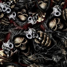 Reaper Assassins - 20" x 38" Hydrographic Film Hydro Dipping