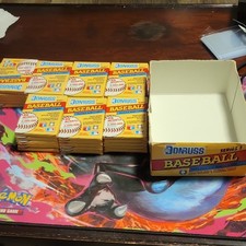 Donruss 1991 Baseball Series 1  35 packs with the box