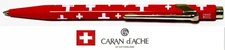 [Ballpoint Pen Caran d'Ache] 849 Pop Line Totally Swiss Swiss Flag Canned 