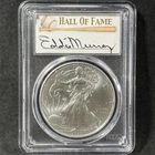2020 Silver Eagle Eddie Murray Autograph Baseball HOF PCGS MS 70 Only 6 Made