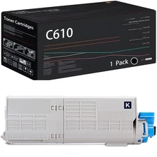 C610 Toner Cartridges for Okidata OKI C610CDN C610DN C610DTN C610N etc. Printers