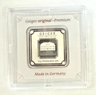 Geiger Edelmetalle Original 10 Gram .999 Pure Silver Square Encapsulated w/Assay