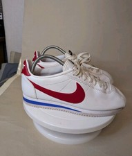 Nike Classic Cortez Trainers Shoes Size 7 White Leather Forrest Gump 807471-103