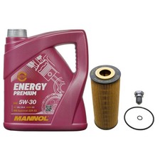 (9,78 EUR/l) Ölfilter mit 5l Pumpe-Düse Öl für A3 Golf 4 Passat Leon Octavia